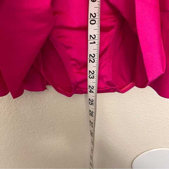 Weissman Balera Dance costume hot pink sassy fringe dress Hair 11734 MC child - Picture 10 of 12